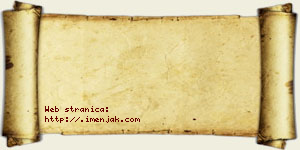 Jelena Roglić vizit kartica